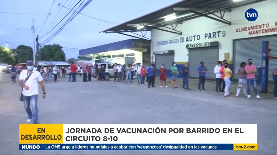 Se inicia la vacunación en el circuito 8-10