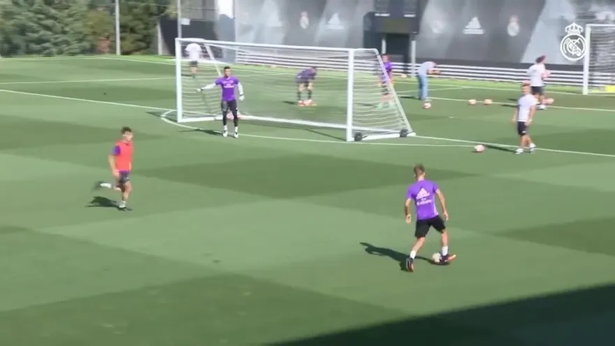 CR7 y Benzema continúan su recuperación en la 3ra sesión de entrenamiento de la semana