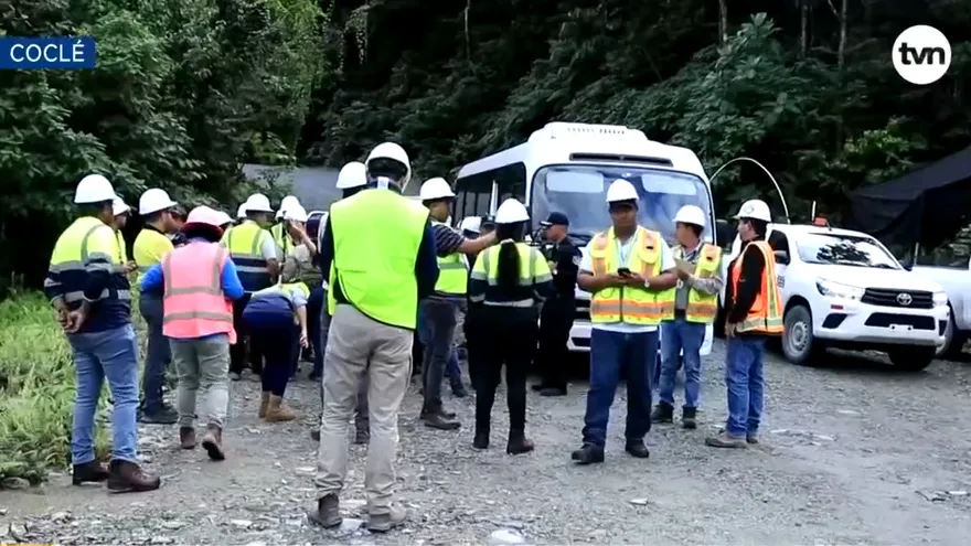 Ministerio Público realiza inspección en la mina de cobre en Donoso