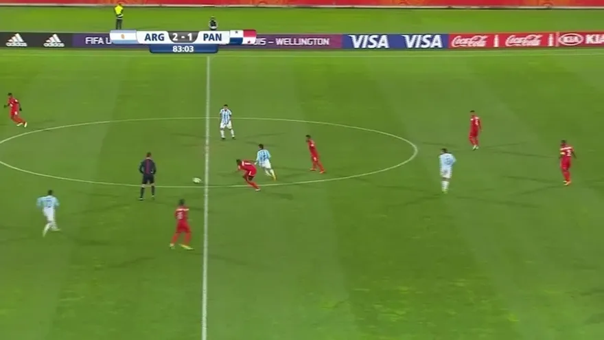 Argentina 1-1 Panamá, Escobar Min. 84