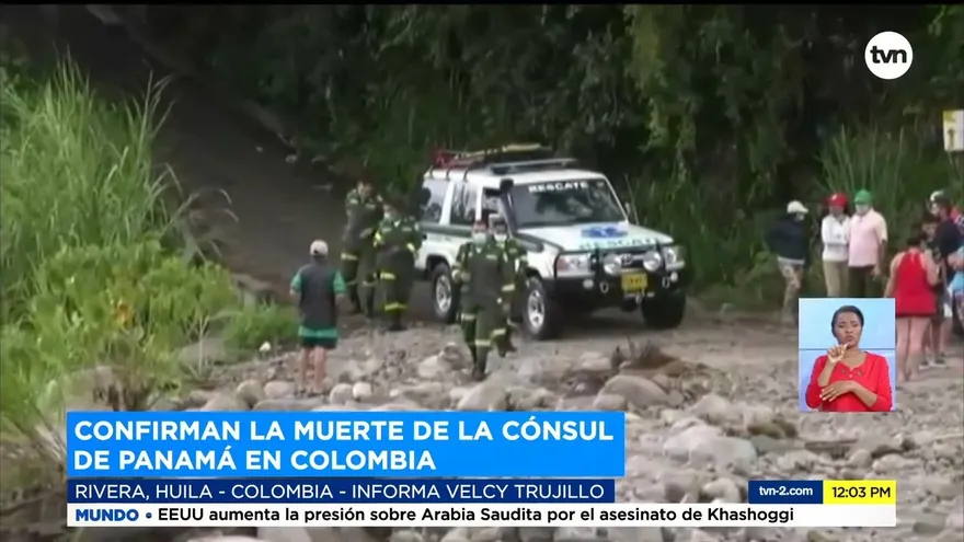 Confirman muerte de la agregada consular panameña en Colombia