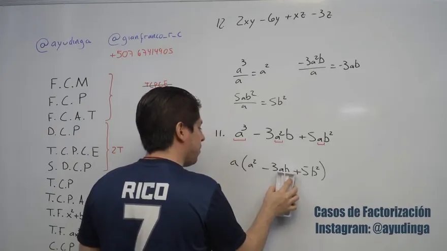 Ayudinga Matemáticas 9° - Repaso General de Casos de Factorización Parte V 7 de mayo de 2020