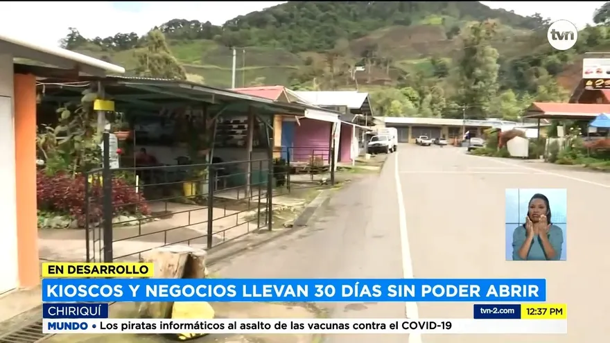 Comercios afectados tras el paso del huracán Eta