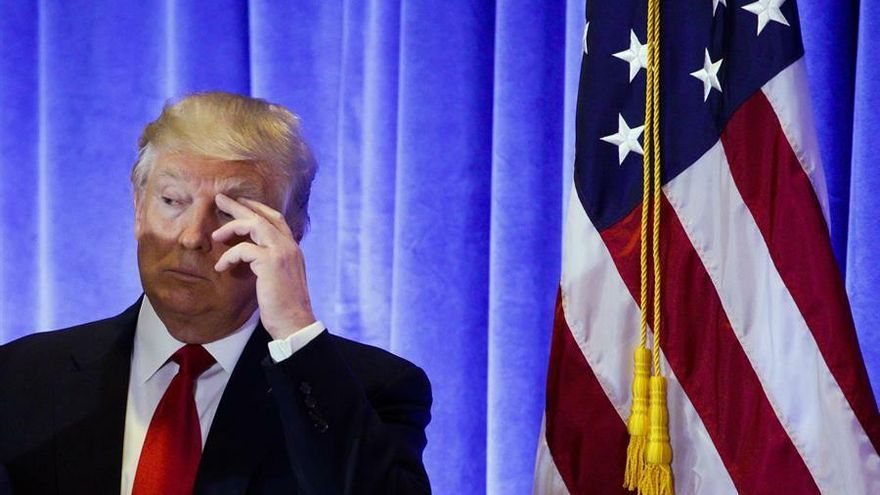 En la imagen el presidente electo de Estados Unidos, Donald Trump.