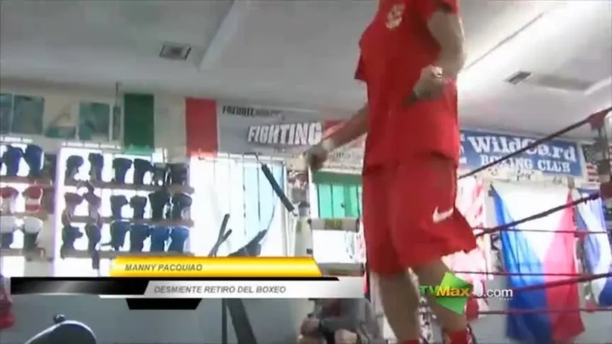 Manny Pacquiao desmiente su retiro del boxeo