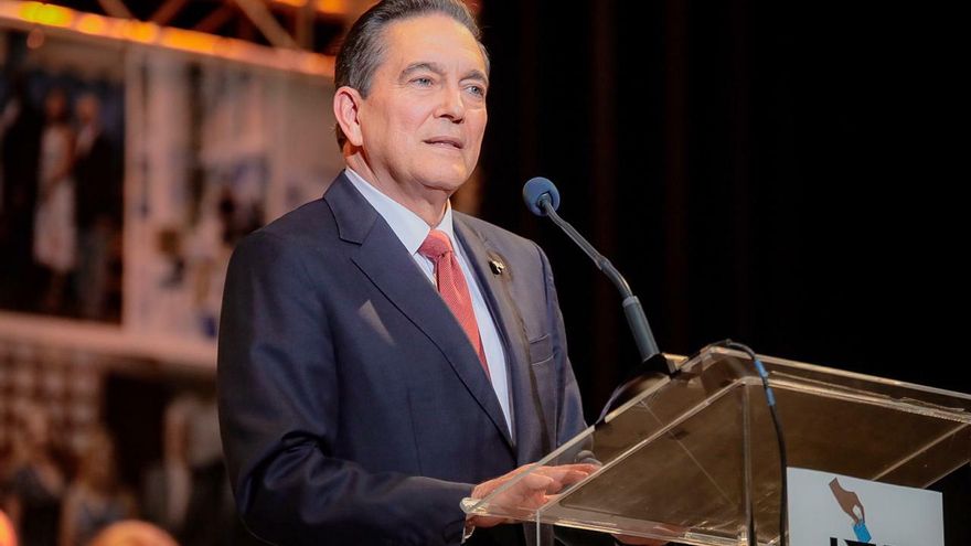 El presidente electo Laurentino Cortizo