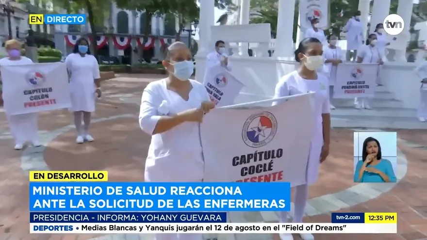 Autoridades del Minsa reaccionan por marcha de enfermeras