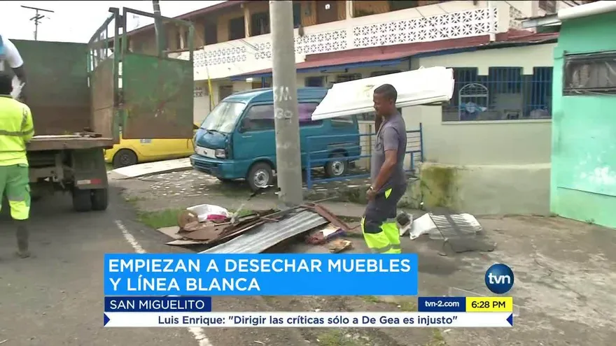 Se inician operativos de recolección de grandes desechos en San Miguelito