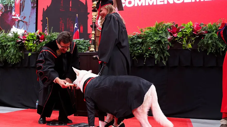 Sadie en la reciente graduación