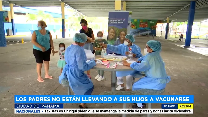 Los padres no están llevando a sus hijos a vacunarse