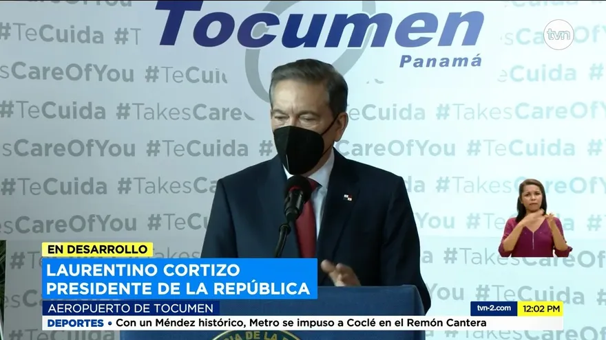 El presidente Cortizo se refiere a diferentes temas de interés nacional