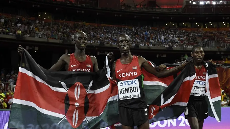 Kenia despliega su poder en el Mundial.