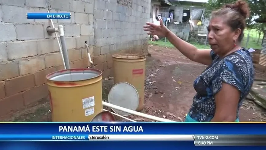 Comunidades de Panamá Este, sin agua por obstrucción en la toma de agua en Pacora