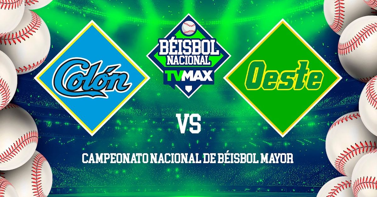 EN VIVO Béisbol Mayor 2026| Panamá Oeste vs Coclé: partido de la jornada 11 del campeonato nacional por TVMAX, TVN Pass y YouTube