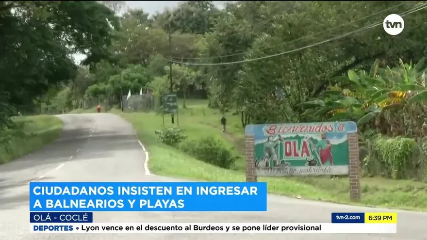 Ciudadanos insisten en ingresar a balnearios de Olá