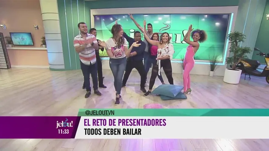 Hoy en el reto de presentadores, les tocó a todos demostrar qué tanto saben de baile