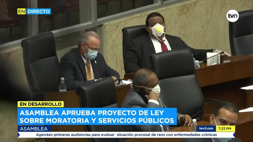 Asamblea aprueba ley de suspensión temporal de pagos de servicios públicos
