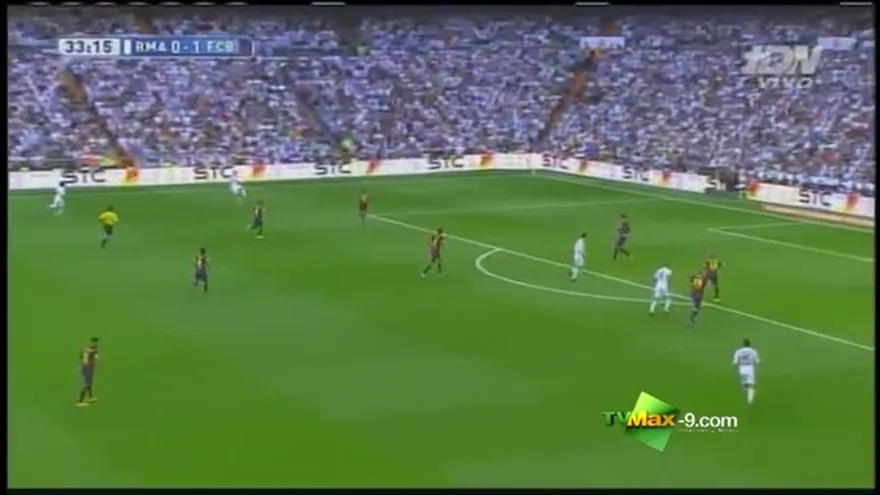 Gol de Ronaldo Min 35 - Real Madrid 1-1 Barcelona