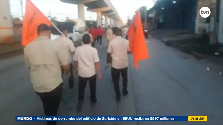 Protestas de transportistas en varios puntos de la capital