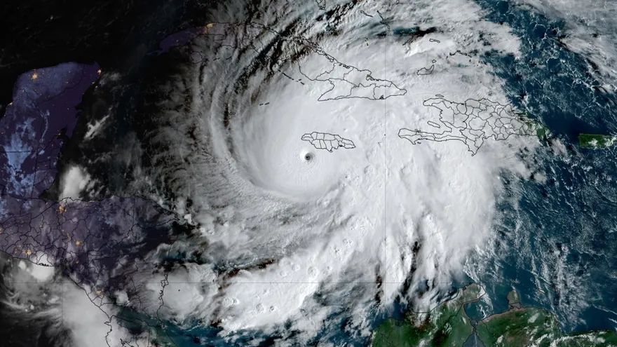 El huracán Melissa, de categoría 5.