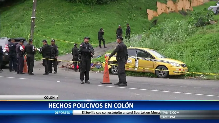 Múltiples hechos policivos en la provincia de Colón