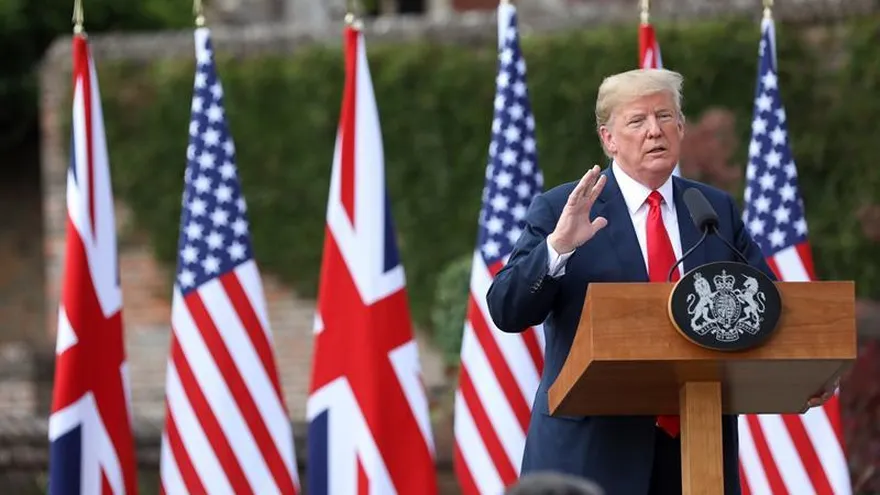 Trump tilda a Rusia, la Unión Europea y China de 'enemigos'