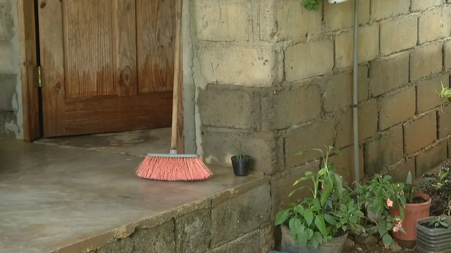 Una de las viviendas afectadas por inundación en Soná