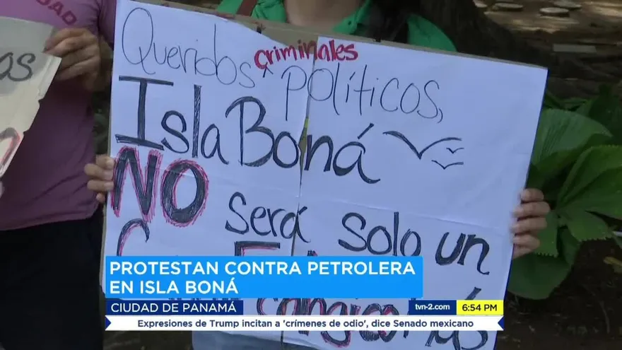 Ambientalistas muestran su rechazo con construcción de terminal petrolera