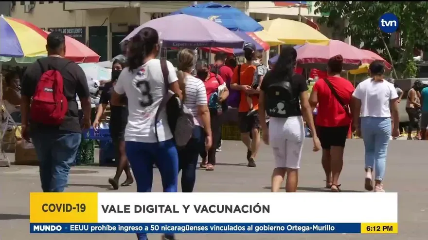 Autoridades explican vacunación para beneficiarios del vale digital