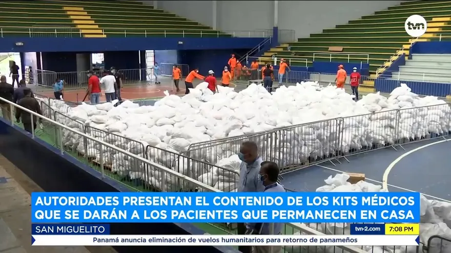 Autoridades presentan el contenido de los kits médicos