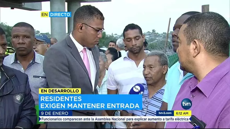 Residentes en San Miguelito, molestos con el MOP por cierre de accesos