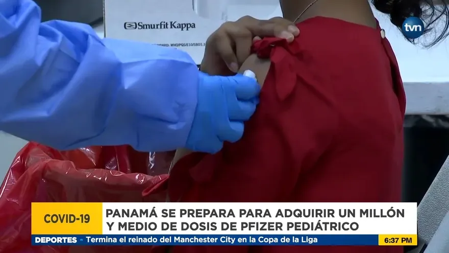 Panamá se prepara para vacunar a niños entre 5 a 11 años contra la COVID-19