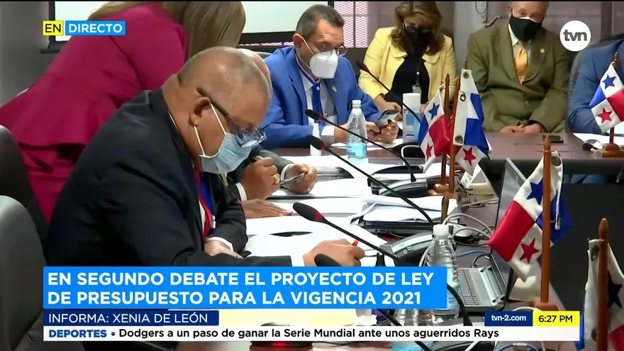 Proyecto de presupuesto 2021 se encuentra en segundo debate