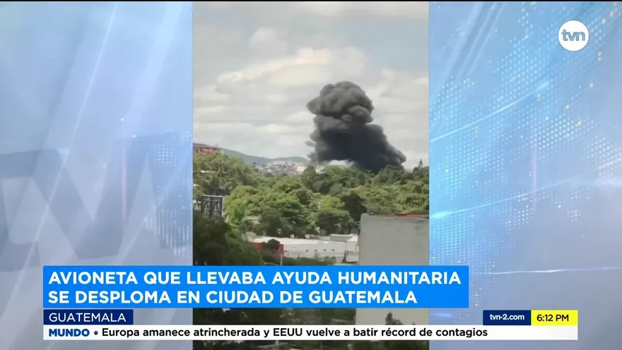 Accidente aéreo en Guatemala deja un muerto y un herido en Guatemala