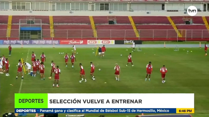 Selección panameña entrena con Anderson y Londoño como novedades