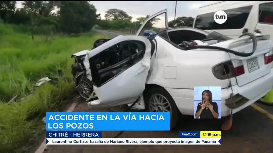 Heridos en accidente de tránsito en Azuero en estado delicado