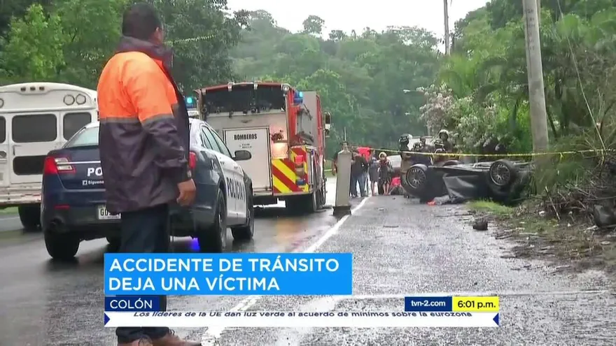 Un muerto en accidente de tránsito en Colón
