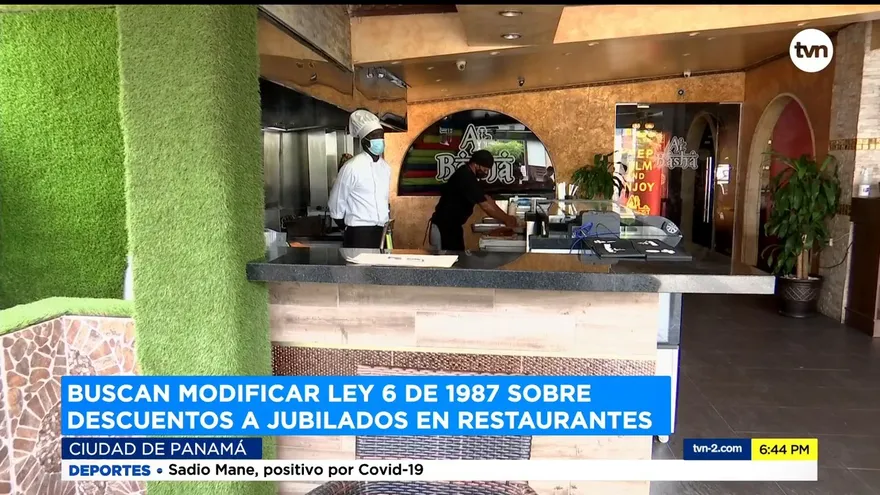 Buscan modificar Ley 6 de 1987 sobre descuentos a jubilados en restaurantes