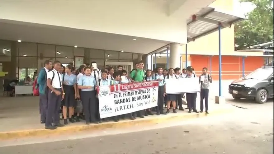 Estudiantes del IPT La Chorrera exigen pago de premio ganado en Primer Festival de Bandas