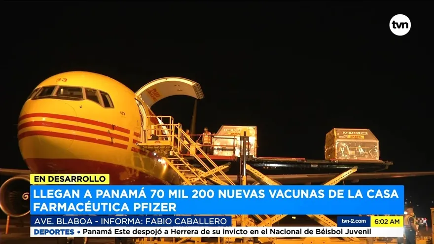 Llega el séptimo lote de vacunas de Pfizer