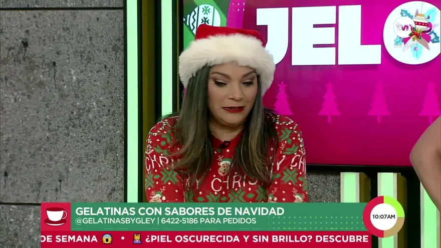 Gelatinas con Sabores de Navidad