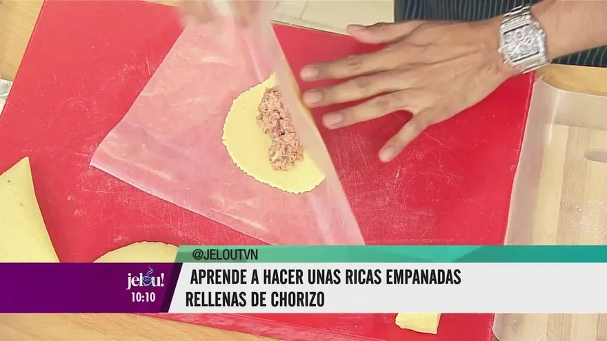 Prepara unas riquísimas empanadas rellenas de chorizo