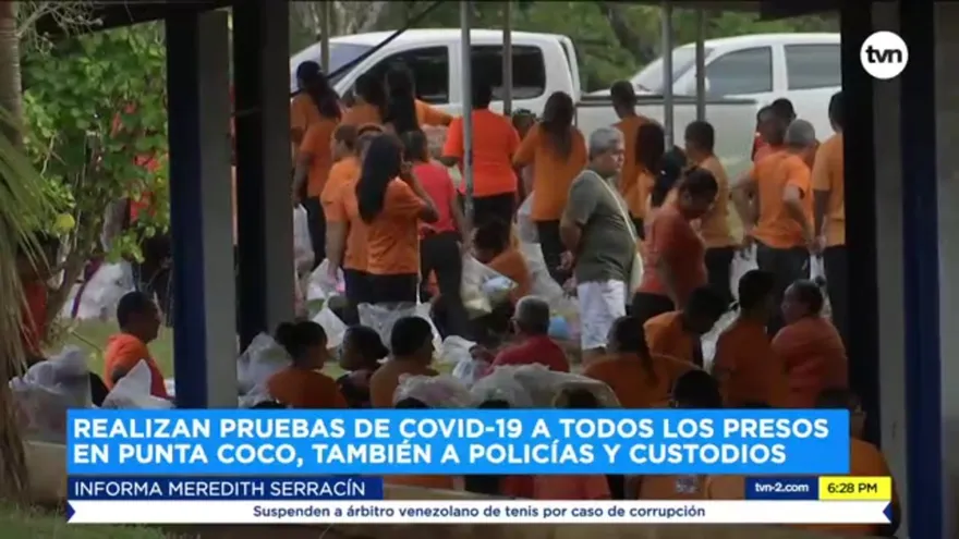 Aplican pruebas de detección de COVID-19 a privados de libertad en Punta Coco