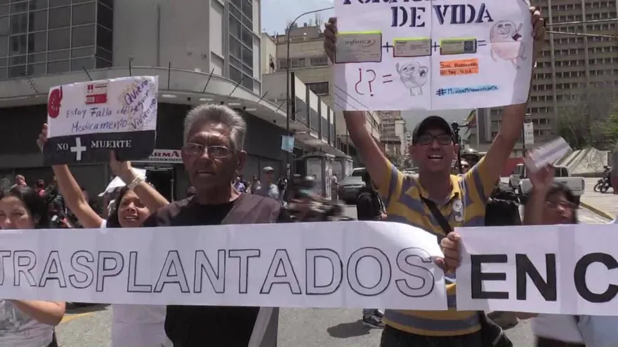 “La muerte no espera”, venezolanos exigen medicinas