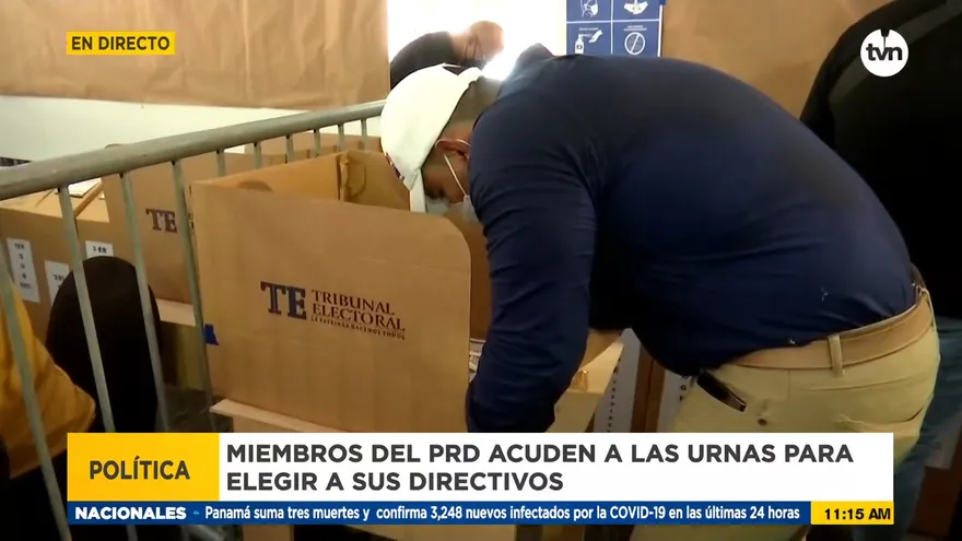 PRD cierra jornada y comienza escrutinio de votos
