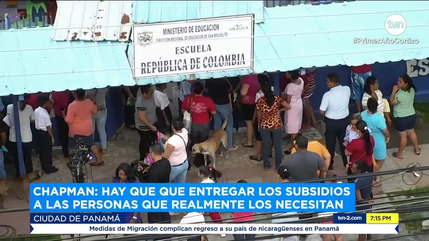 Chapman: Hay que entregar los subsidios a las personas que realmente los necesitan