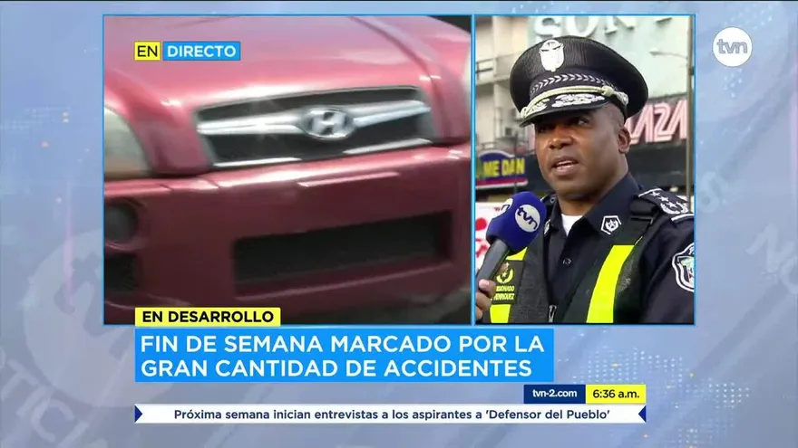 Más de 300 accidentes de tránsito el fin de semana