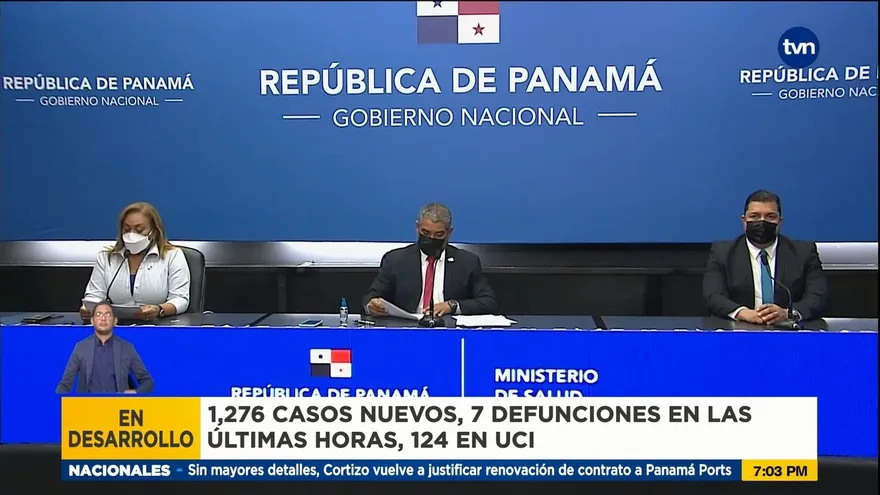 Rt de la COVID-19 en Panamá se mantiene en 1.10%