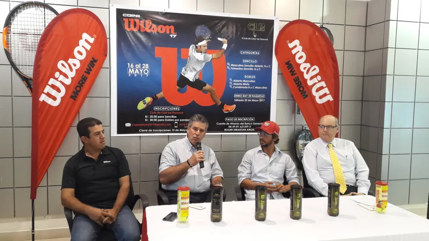 Los organizadores de la Copa Wilson de Tenis 2017 dieron detalles del certamen