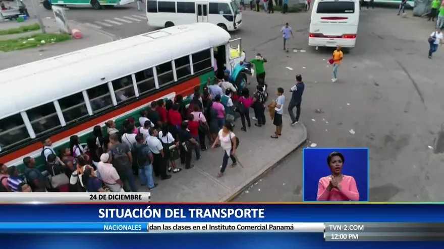 Situación del transporte mantiene preocupado a los usuarios